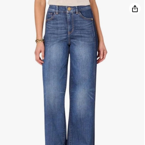Democracy "Ab Solution" Wide Leg Jean Size 8 - Picture 1 of 9